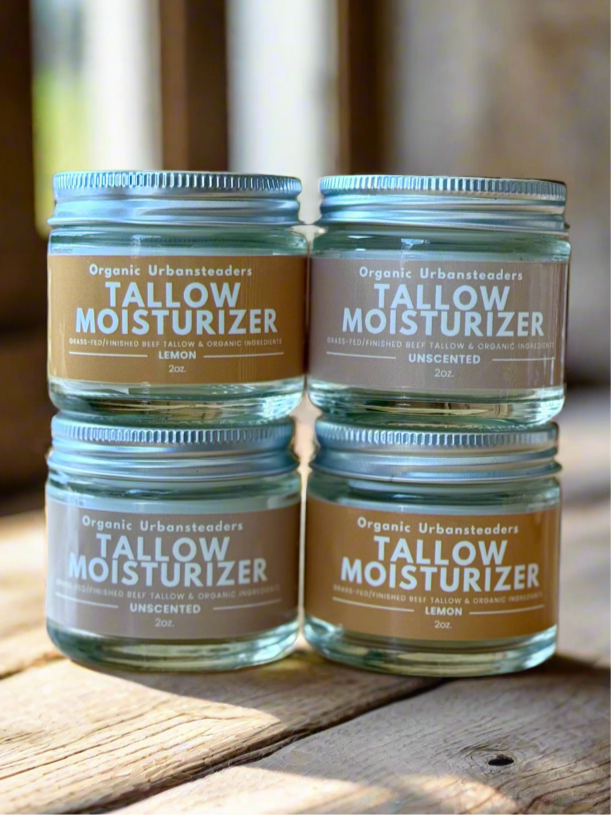 Mixed Bundle: 2 Unscented & 2 Lemon Tallow Moisturizer (4 Jars)