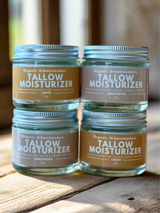 Mixed Bundle: 2 Unscented & 2 Lemon Tallow Moisturizer (4 Jars)
