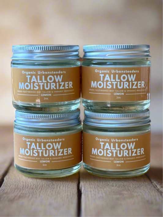 Lemon Tallow Moisturizer Bundle (4 Jars)