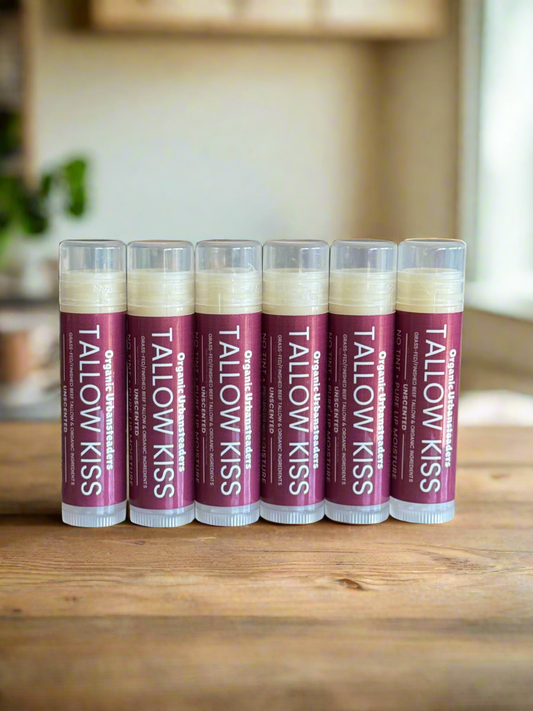 Tallow Kiss - Grass Fed/Finished Beef Tallow Lip Balm