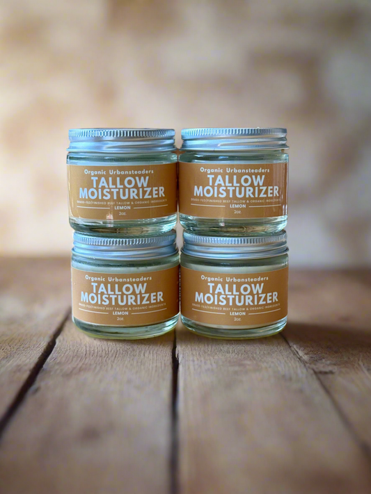 Lemon Tallow Moisturizer Bundle (4 Jars)