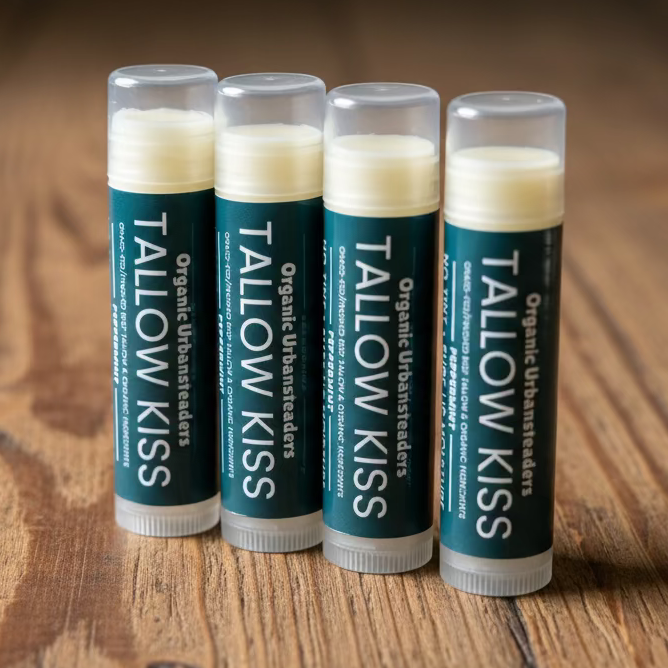 Tallow Kiss - Grass Fed/Finished Beef Tallow Lip Balm